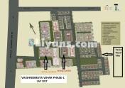 Floor Plan of 3 Bhk Flat For Sale- Royal Manor